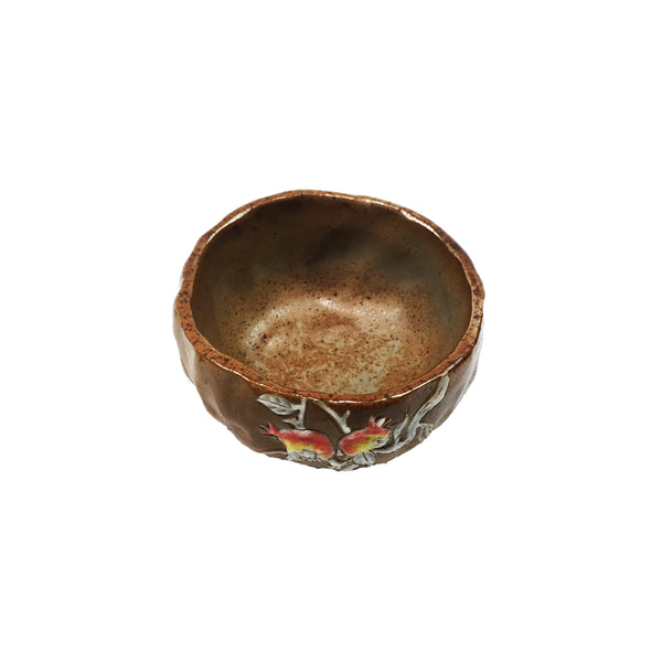 Teacup with flower pattern
