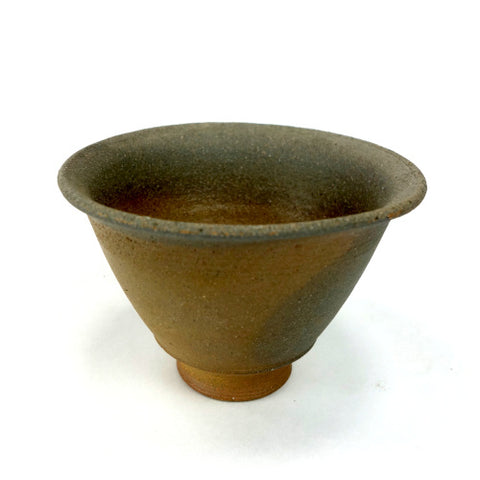 large raku teacup
